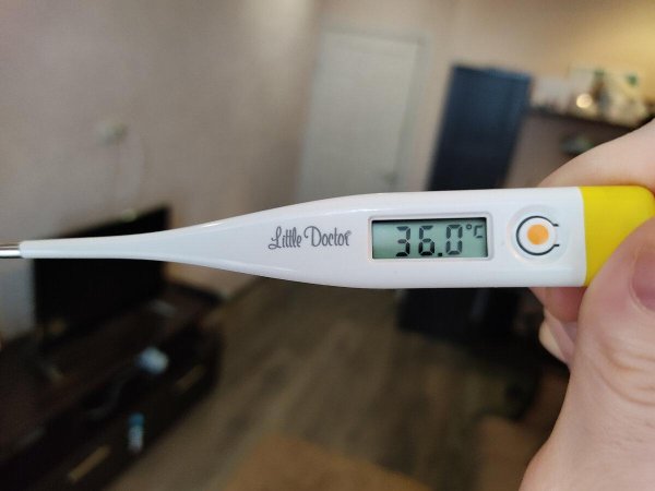 температура на электронном градуснике