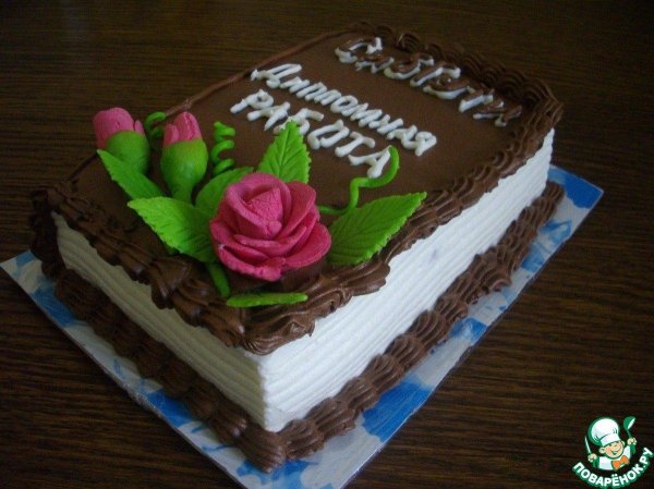 торт кремовый