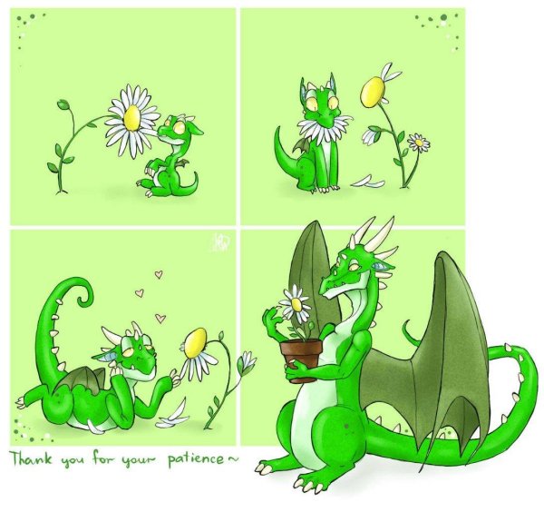 комикс про драконов