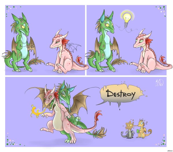 комиксы с драконами koda