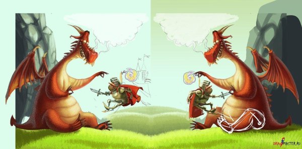 змей горыныч арт