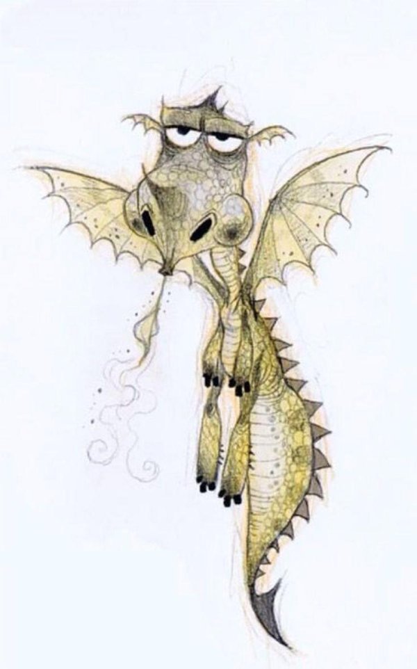 дракон концепт арт