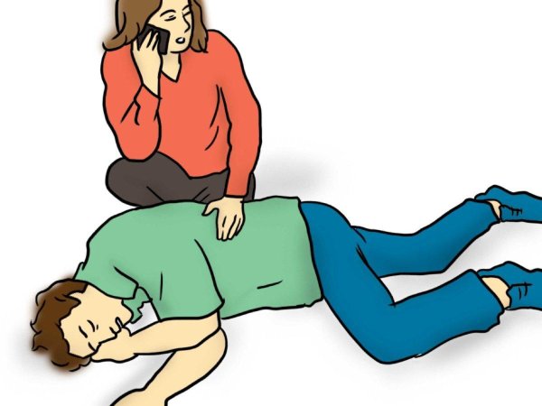 уложить пострадавшего