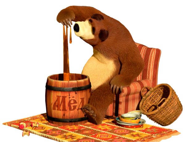 медведь с медом