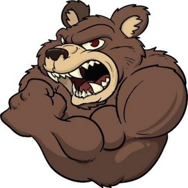 злобный медведь