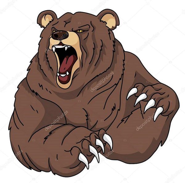 медведи рисунки