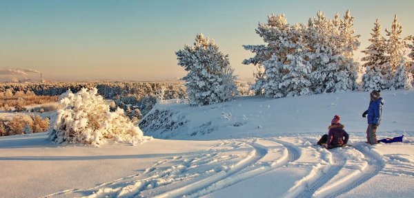 природа зима