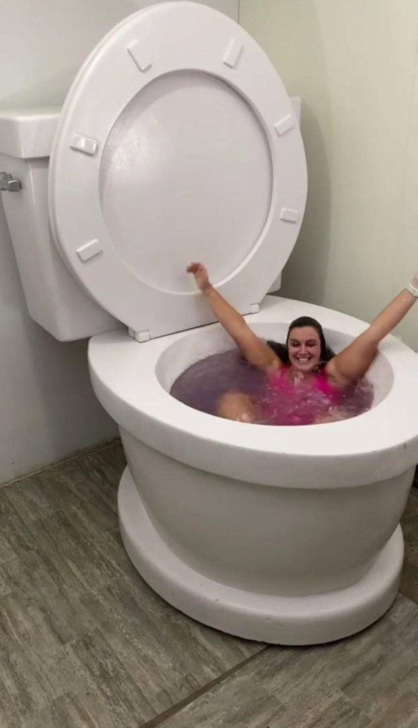 giant toilet