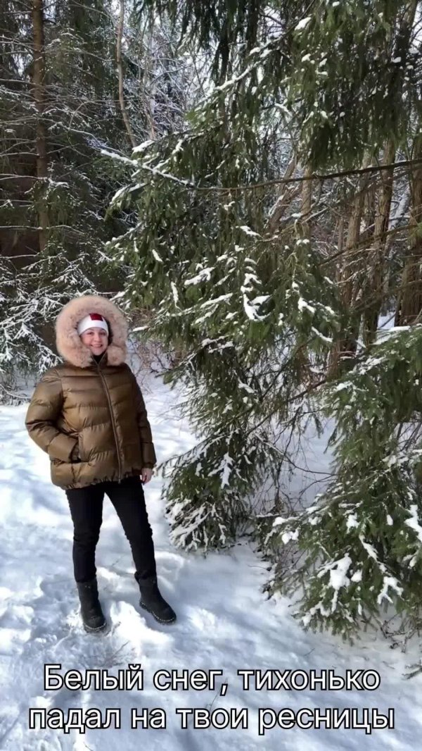 падал белый снег