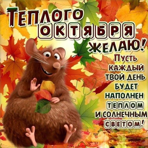 осеннее поздравление