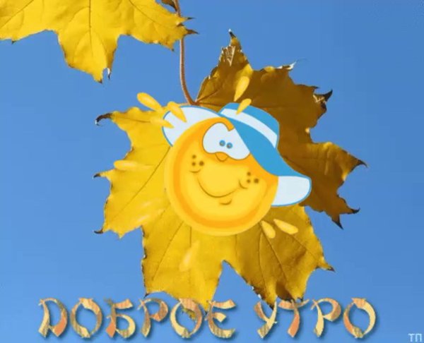 доброго солнечного осеннего утра