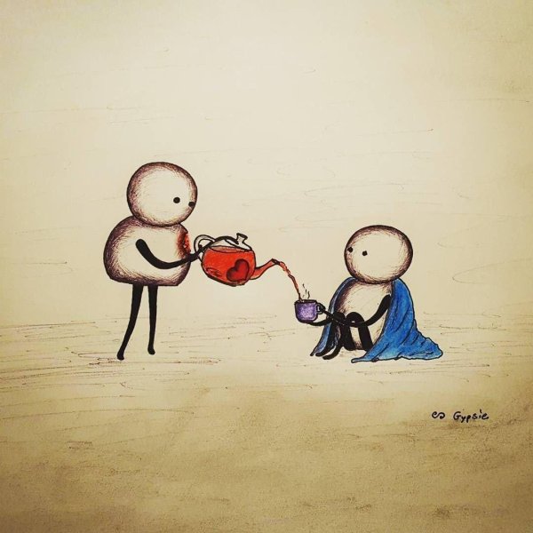 рисунки маленьких человечков