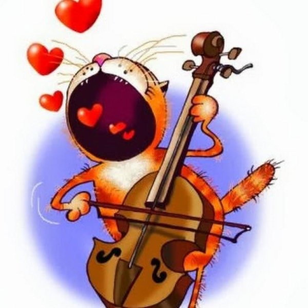 скрипка рисунки