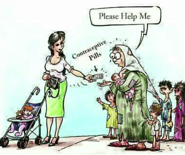 многодетная мать карикатура