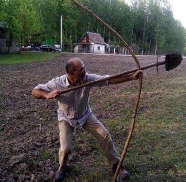 смешной лучник