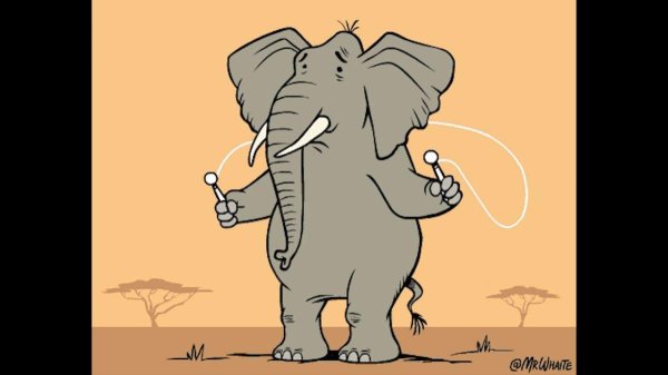 слон рисунки