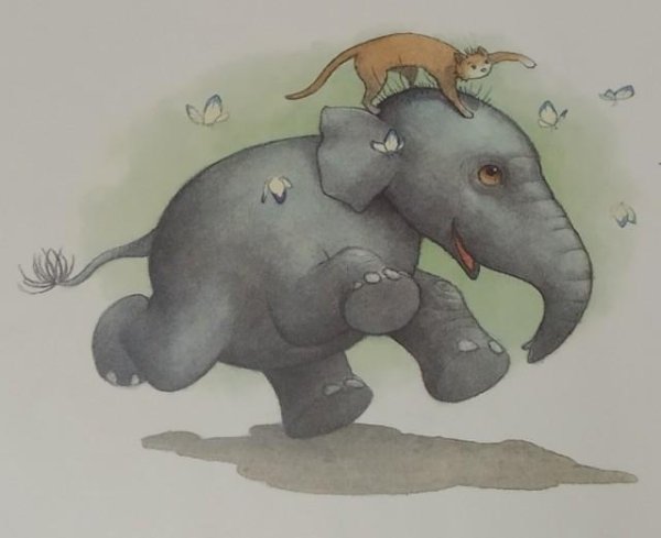 рисунок слоника