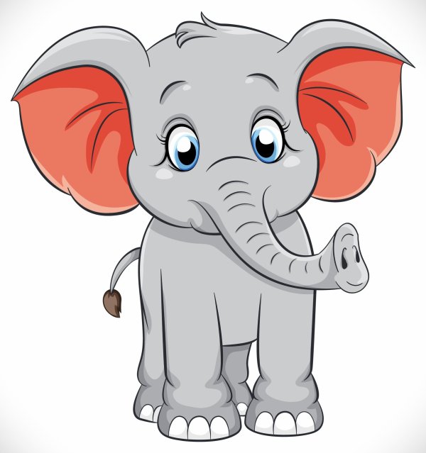 слоненок клипарт