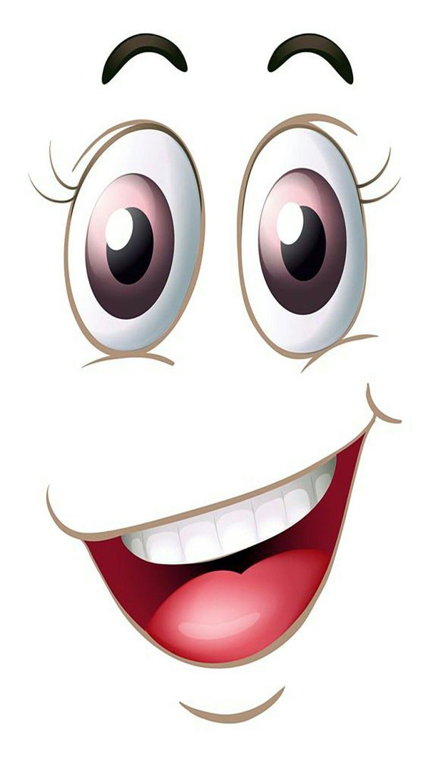 мультяшная улыбка