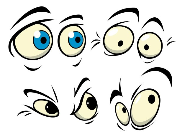 глаза мультяшек