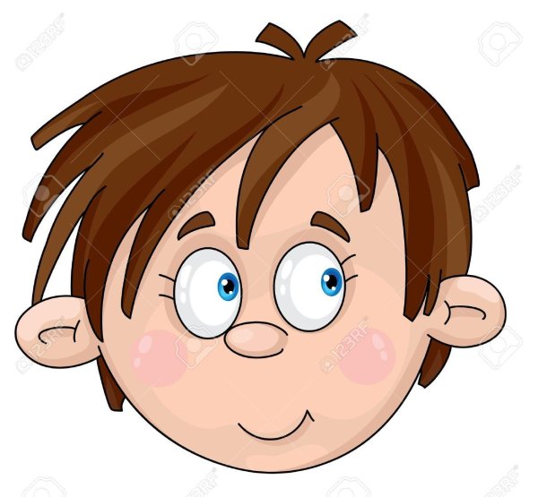 голова мультяшного мальчика