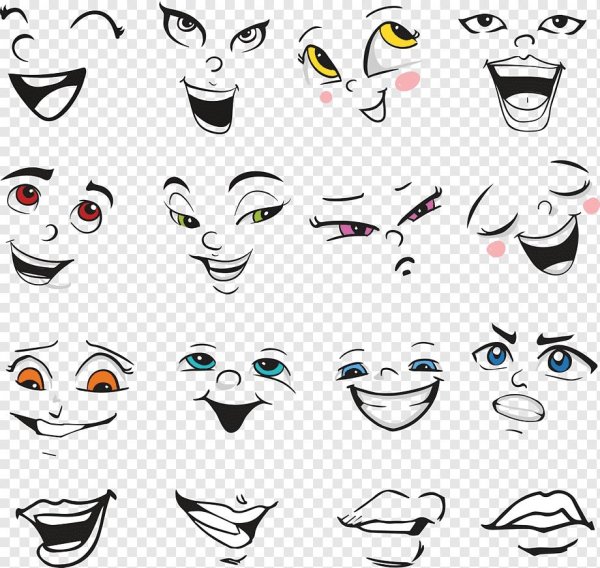 мультяшное лицо