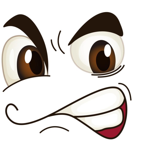 лица мультяшные