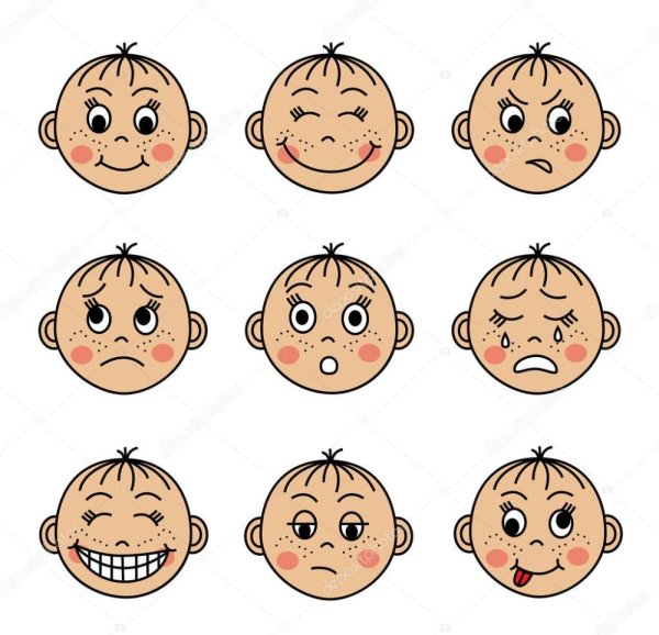 изображение эмоций