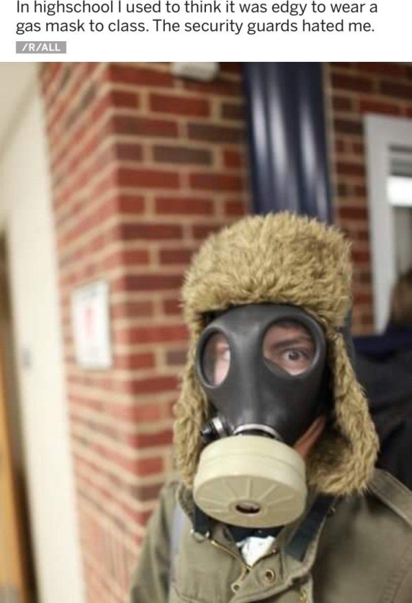 смешные противогазы