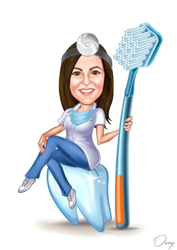 шарж стоматолог