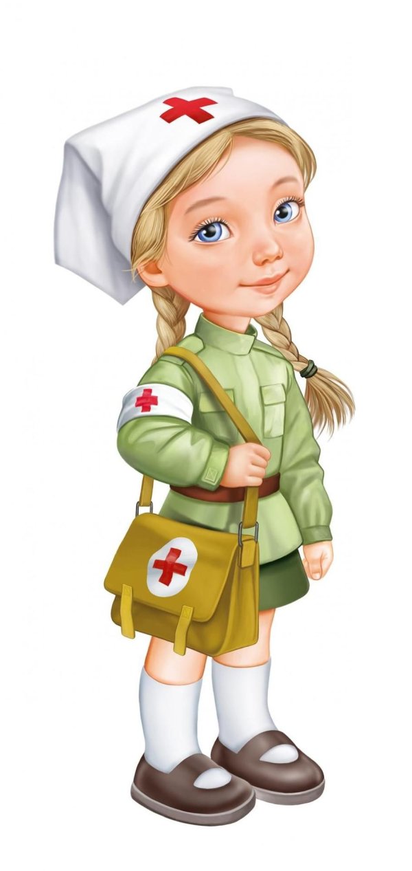 девочка санитарка