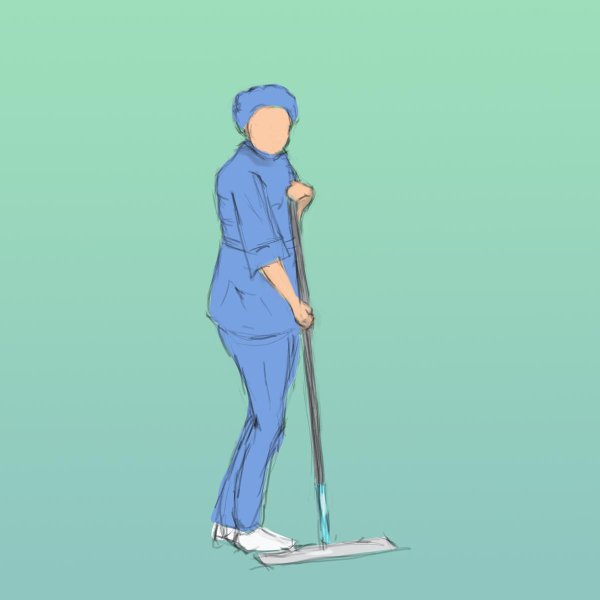 уборщица служебных помещений