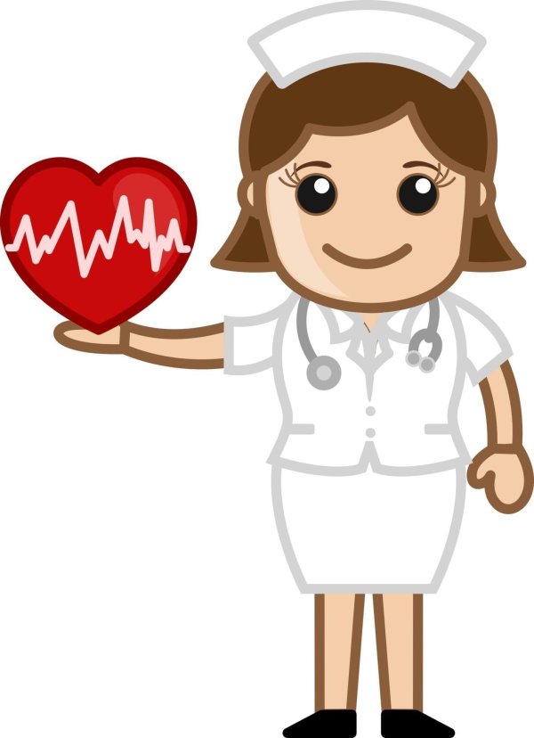 медицинская сестра рисунок