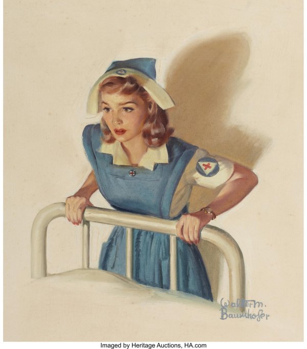 художник уолтер мартин баумхофер пинап