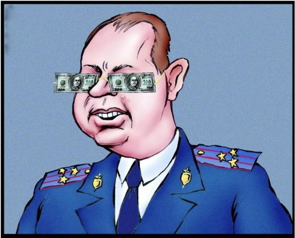 шарж полицейский