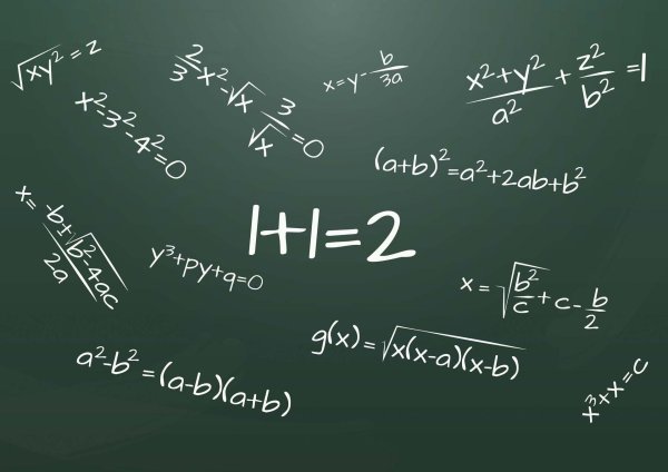 формула на доске