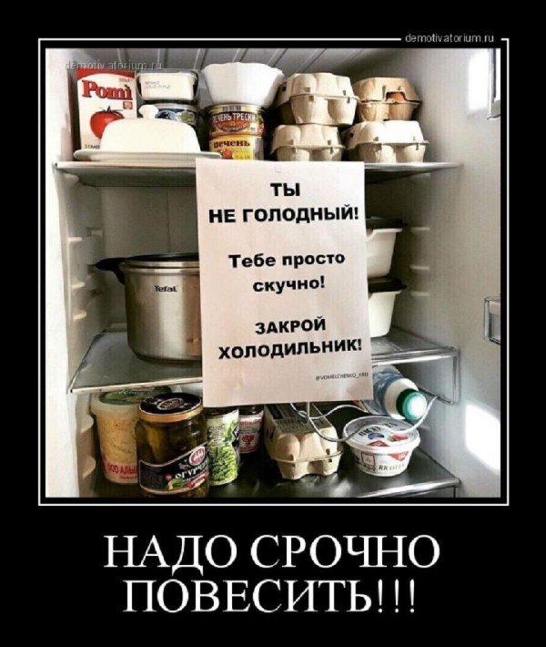 закройте холодильник