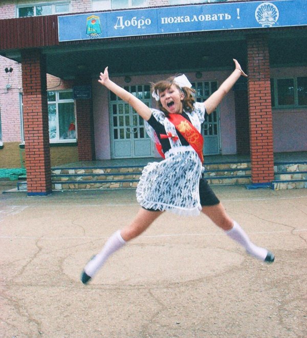 школьные выпускницы