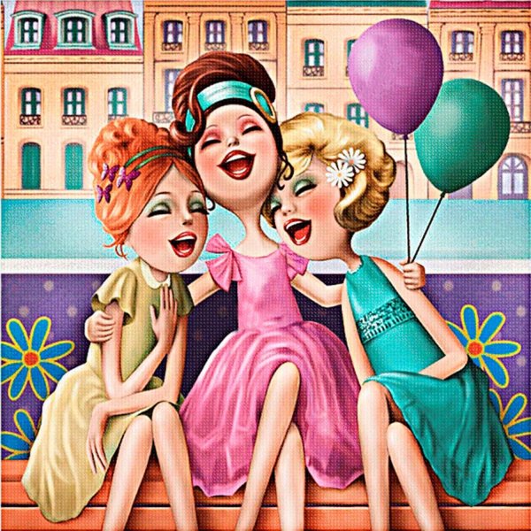 подружки хохотушки