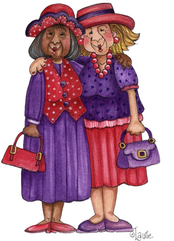 бабушки подружки