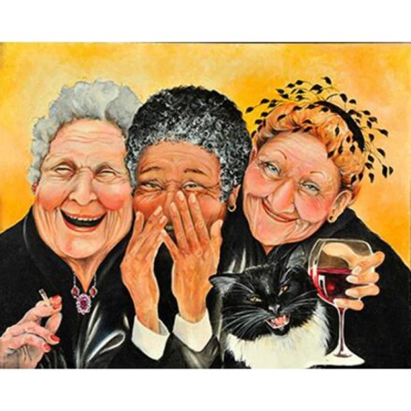 смешная старушка