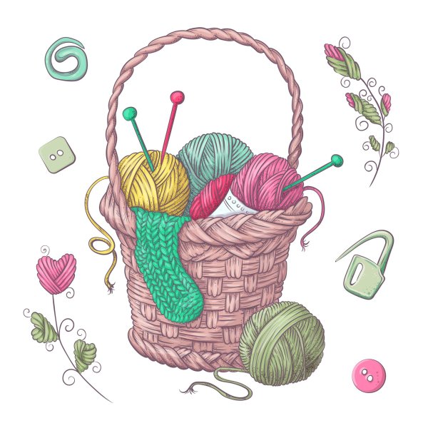 клубки ниток