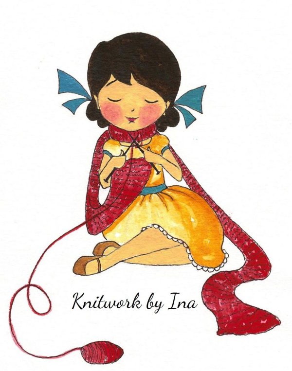 девочка вяжет