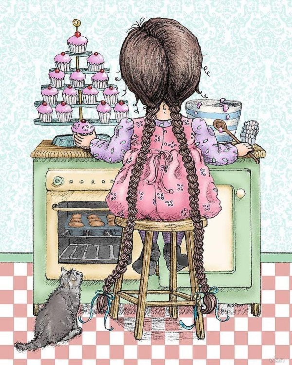 иллюстрация девочка