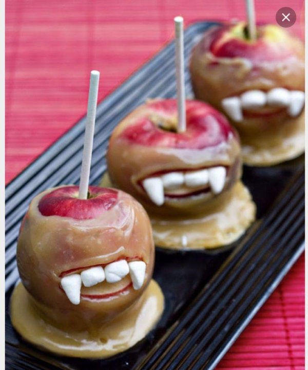 яблоки в карамели