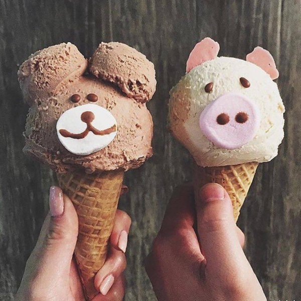 мороженое рожки