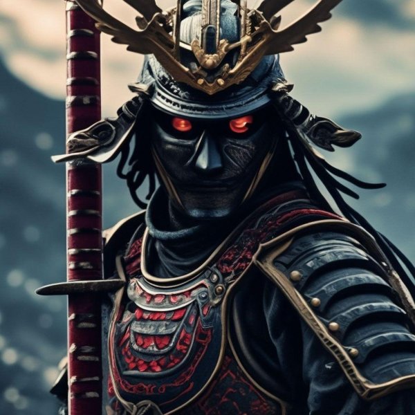 самурай лицо