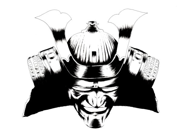 маска самурая менгу