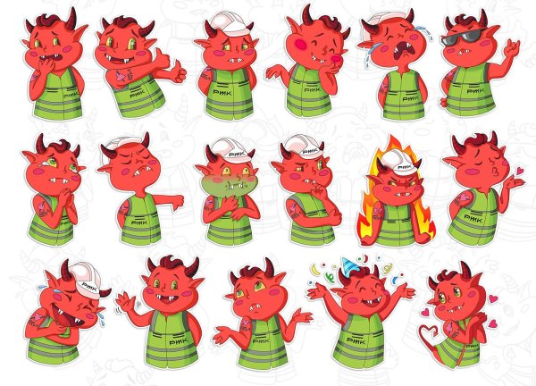 наборы стикеров