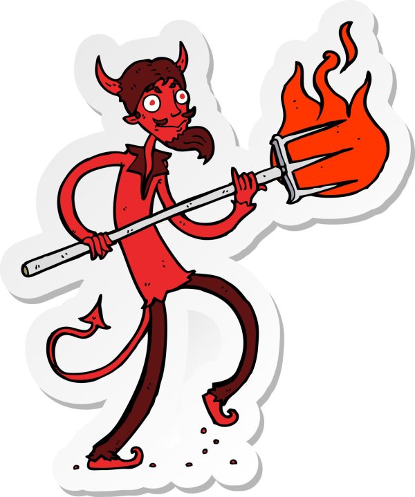 черт с вилами